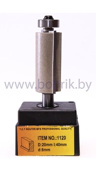 Фреза кромочная прямая для петель с нижним подшипником 1120 G
